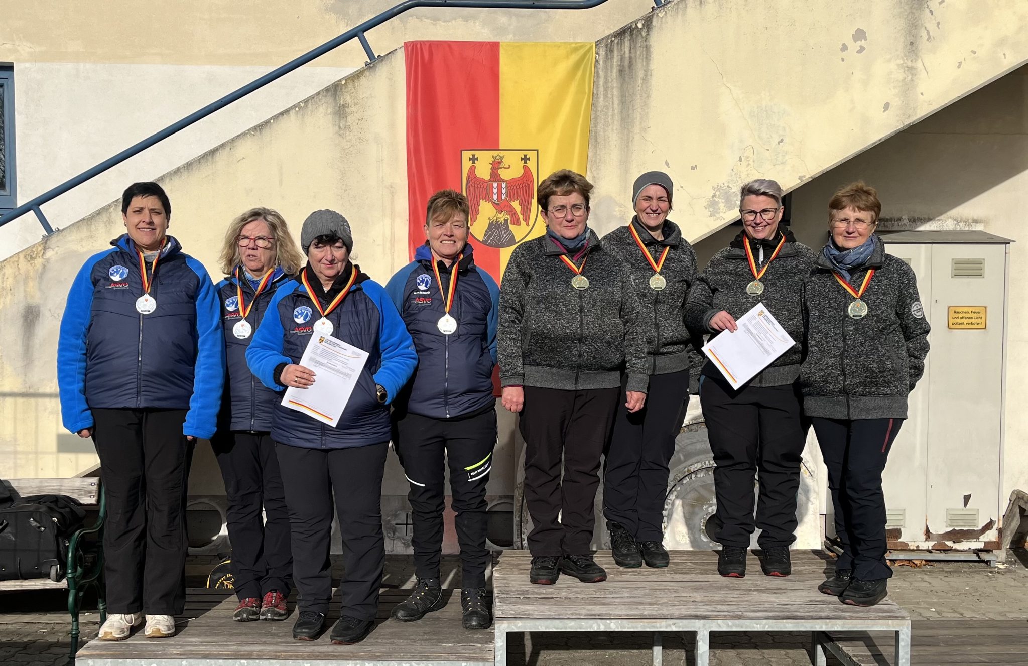 Damen des ESV ASKÖ Tauchen sind Landesmeister